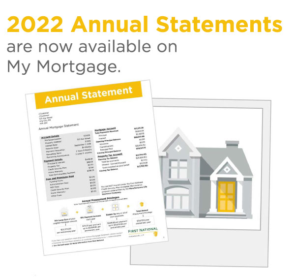 2022 Annual Statements are now available on My Mortgage